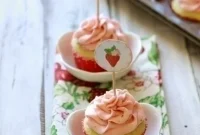 Strawberry Lime Cupcakes Recipe for Her Birthday Celebration