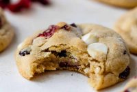 Soft Cranberry White Chocolate Cookies — Chewy Holiday Treats