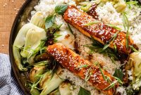 Air Fryer Teriyaki Salmon Recipe — Sticky Glazed Salmon in 15 Minutes