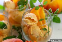 Refreshing Peach Mint Sorbet Recipe – Simple Summer Dessert
