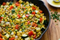 Confetti Corn: Colorful Baked Corn Recipe with Rainbow Veggies