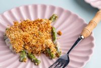 Cheesy Baked Asparagus Casserole Recipe with Crispy Top