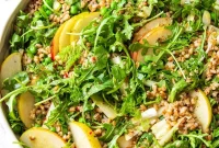 Arugula, Pear & Fennel Farro Salad Recipe