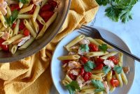 Creamy Salmon Penne with Lemon and Dill