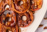 Caramelized Grilled Apples with Cinnamon and Honey
