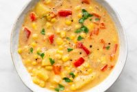 Vegan Potato & Sweet Corn Chowder Recipe for Creamy Comfort