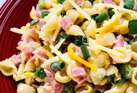 One-Bowl Ham Pasta Salad with Creamy Dijon Dressing