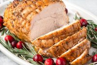 Juicy Boneless Turkey Breast Roast with Herb Garlic Crust