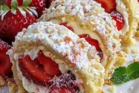 Strawberry Shortcake Cheesecake Sushi Rolls Recipe