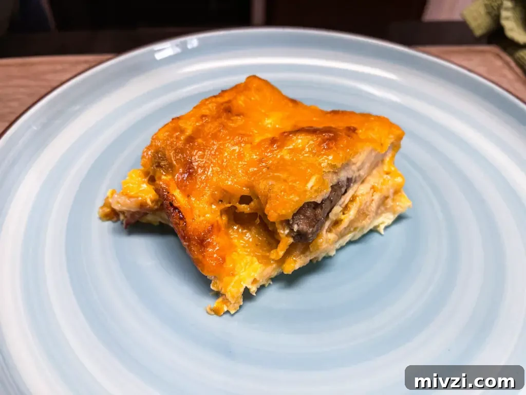 Breakfast Casserole with Mini Sausages and Crescent Rolls 2 img 10001 1