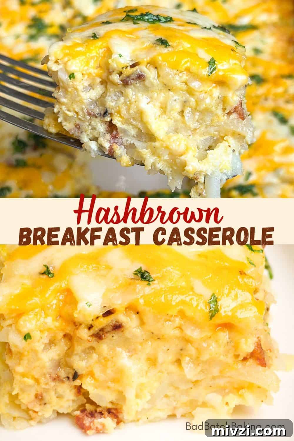 Cheesy Hashbrown Breakfast Casserole with Sausage and Eggs 10 breakfast casserole with hashbrowns