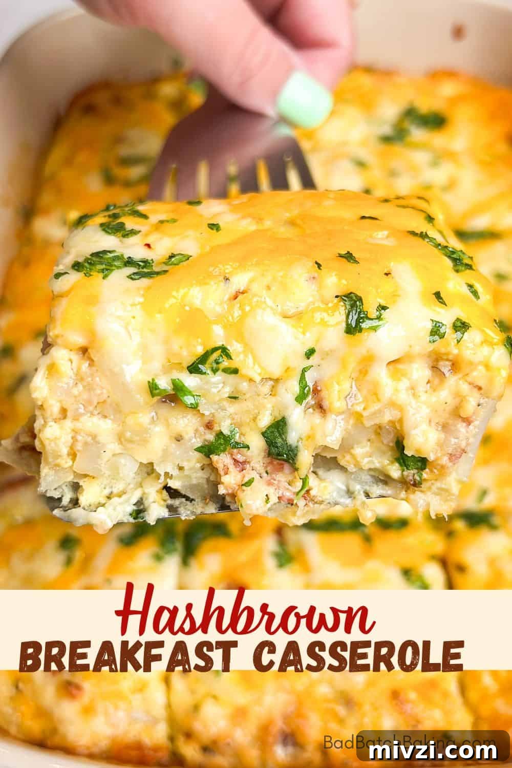 Cheesy Hashbrown Breakfast Casserole with Sausage and Eggs 13 breakfast casserole with hashbrowns