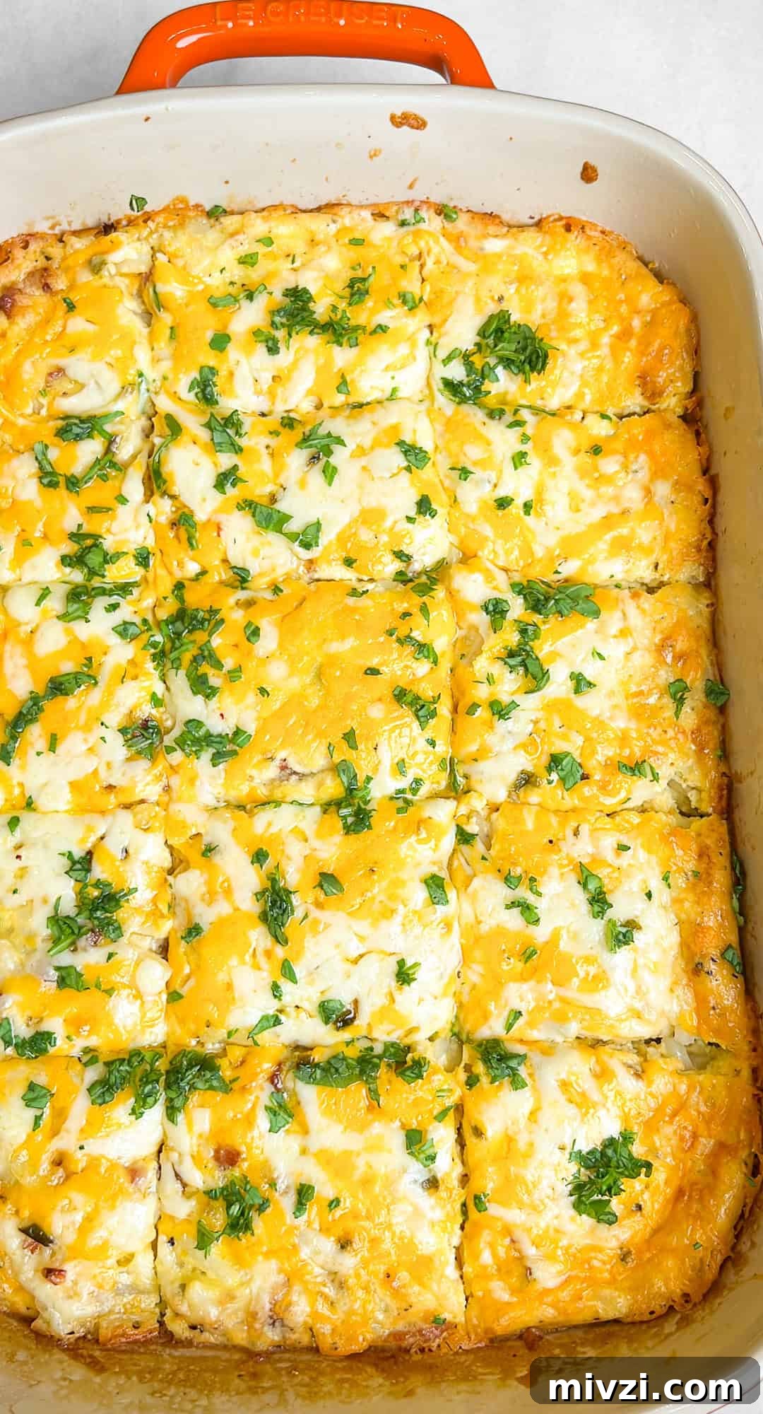 Cheesy Hashbrown Breakfast Casserole with Sausage and Eggs 8 Breakfast casserole with hashbrows