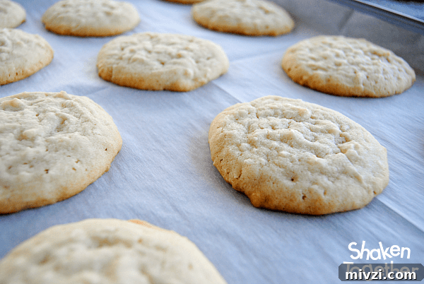 Lemon Coconut Sugar Cookies Recipe for Soft, Zesty Bites 5 Lemon Coconut Sugar Cookies on baking sheet