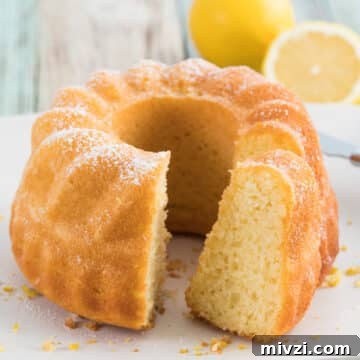 lemon yogurt bundt cake with oil