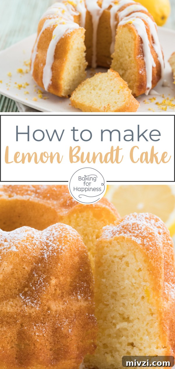 Moist lemon yogurt bundt cake with oil. Quick to prepare and wonderfully fluffy and moist. You will be thrilled!