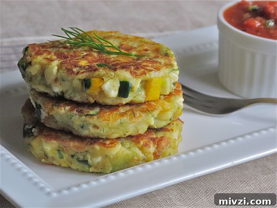 Corn and Zucchini Tortitas