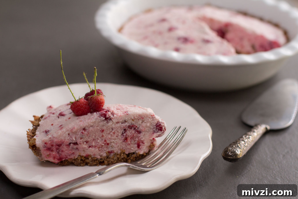 Raspberry Marshmallow Pie