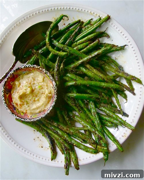 Stir-Fried Blackened Green Beans