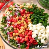 Chickpea Feta Salad