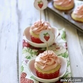 Fresh Strawberry Lime Cupcakes