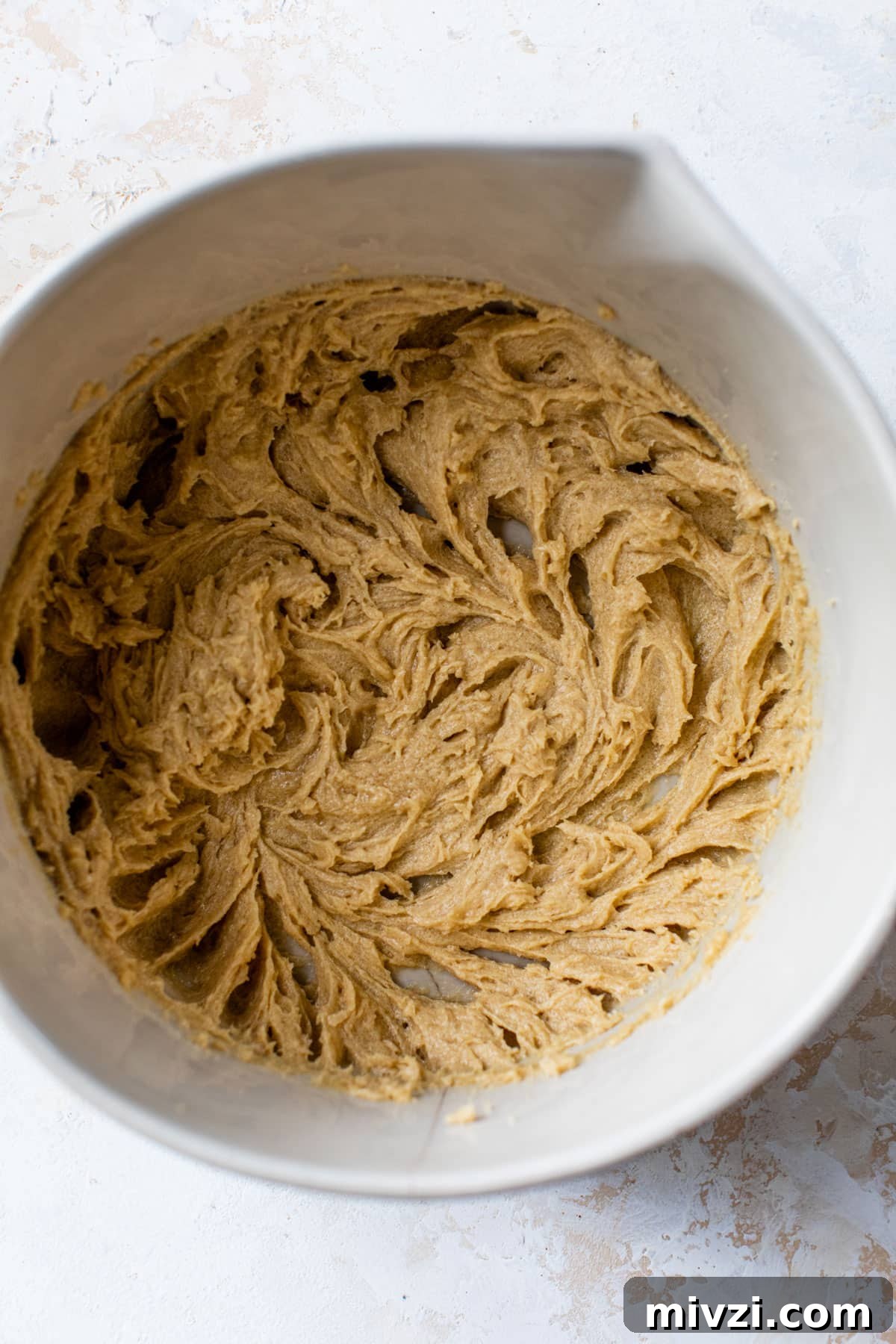 wet ingredients mixed together in a large bowl