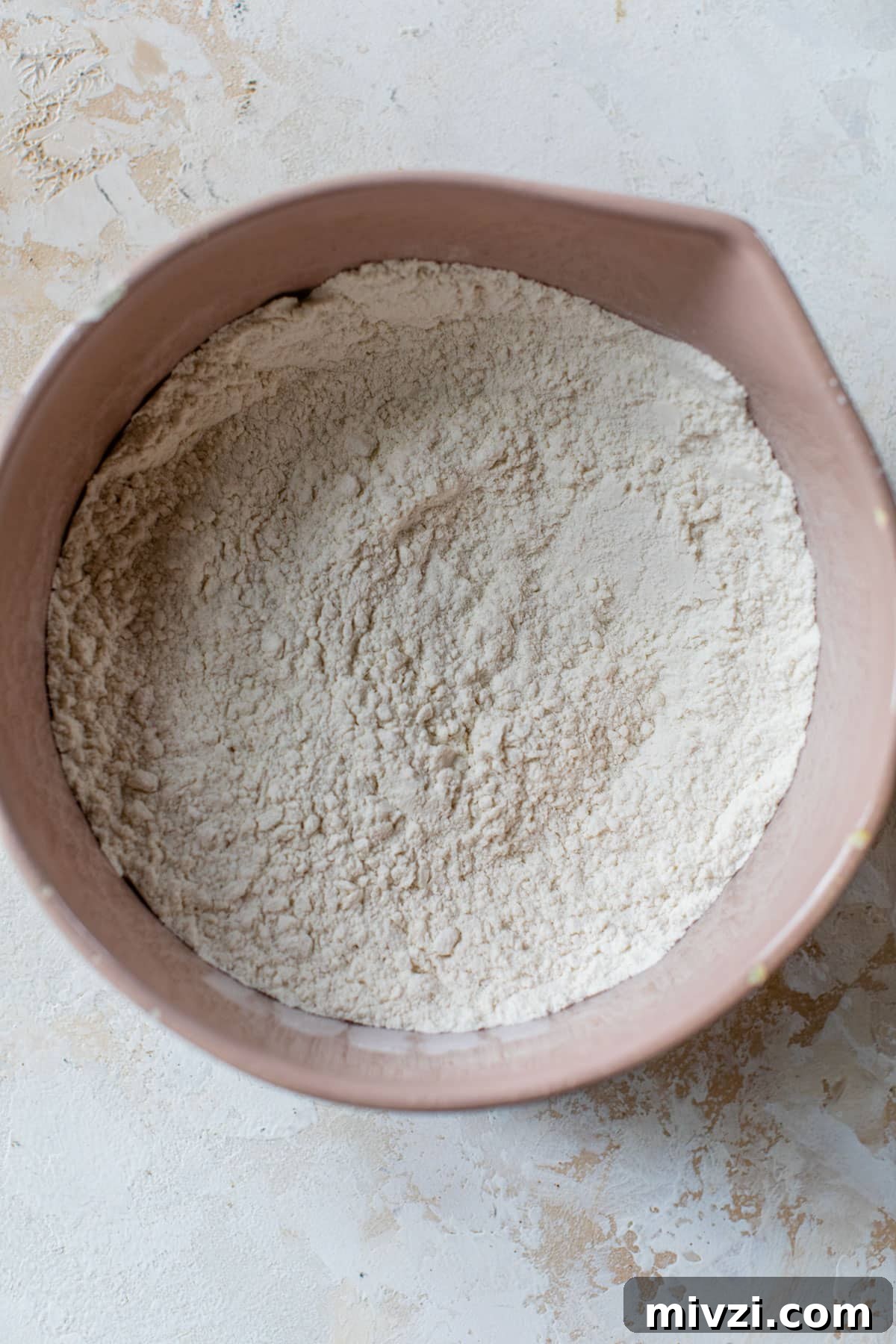 dry ingredients inside a large bowl