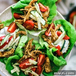 Instant Pot Chicken Shawarma Lettuce Wraps for Quick Dinner 2 img 12290 7