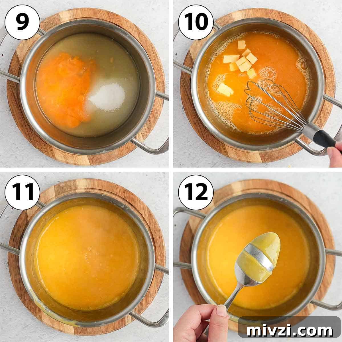 Process Shot Collage: making the lemon curd.
