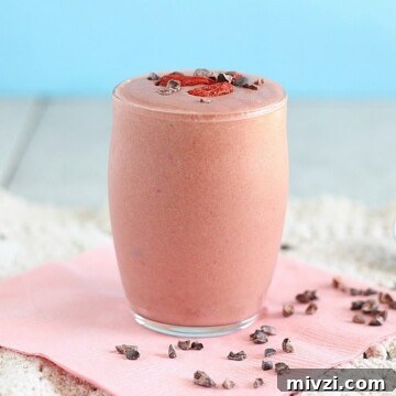 18 Creamy Smoothies Without Banana: Delicious Dairy-Free Recipes 12 Carob raspberry smoothie recipe with honey