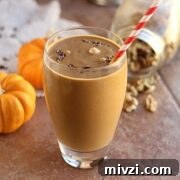 18 Creamy Smoothies Without Banana: Delicious Dairy-Free Recipes 5 Pumpkin chocolate smoothie/shake