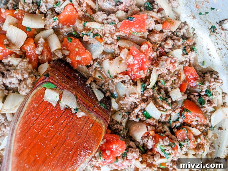 Easy Ragu Sauce with ground beef