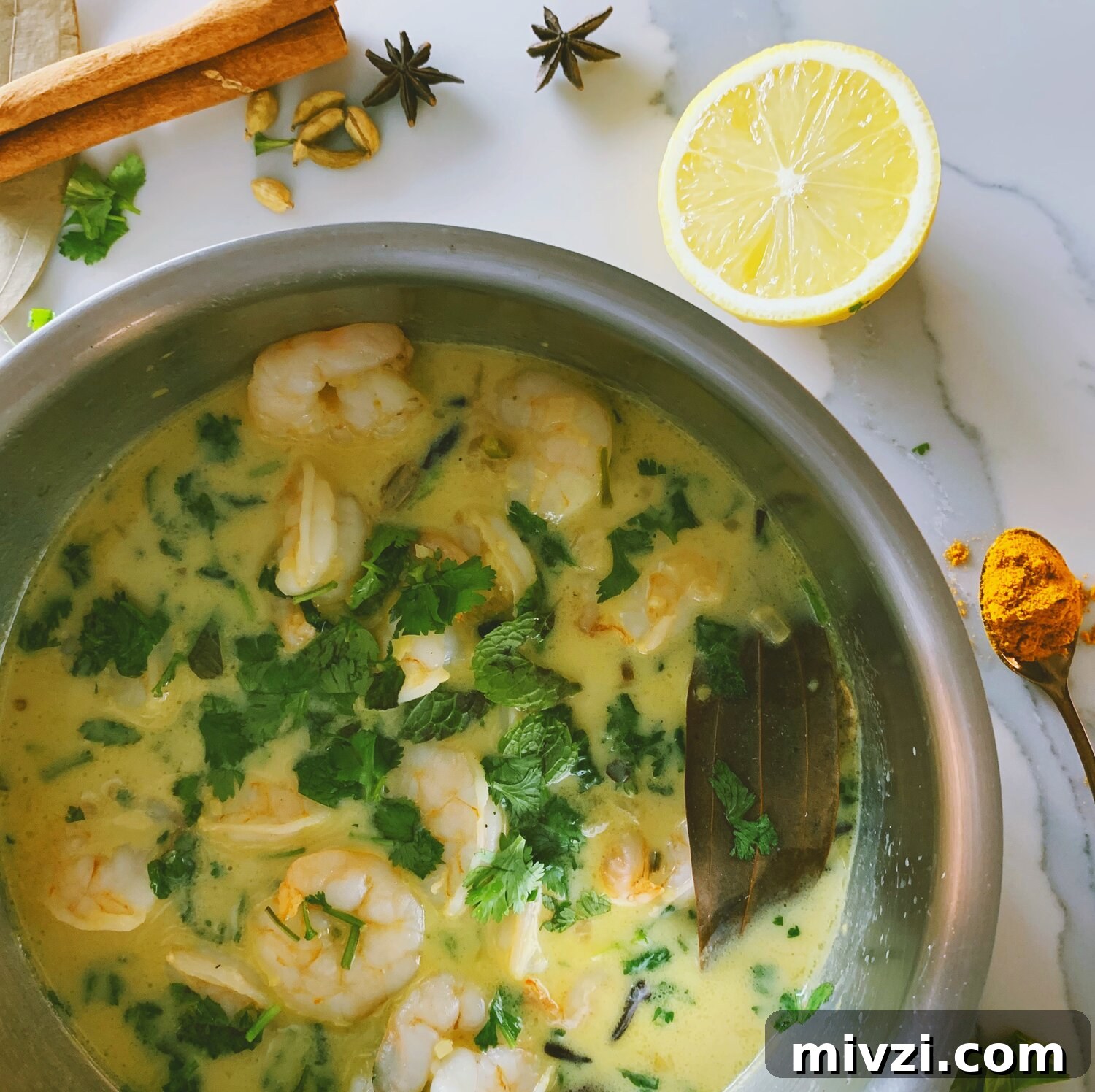 South Indian Coconut Prawn Curry