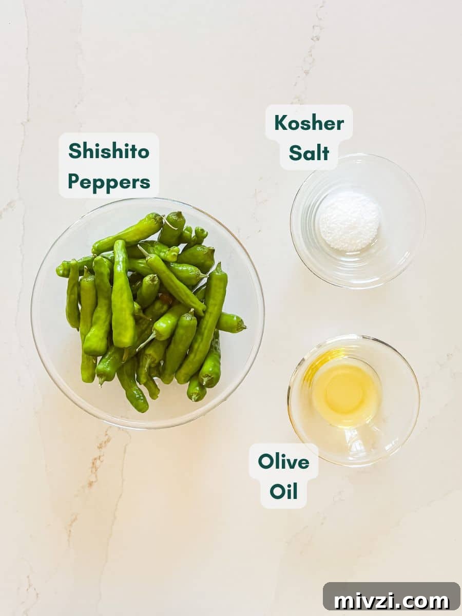 An overhead image of labeled recipe ingredients.