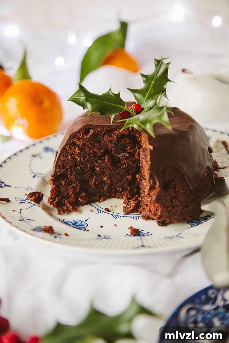 Vegan Chocolate Orange Christmas Pudding Recipe 2 Chocolate Orange Vegan Christmas Pudding