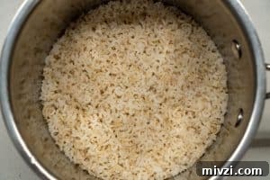 Cooked rice