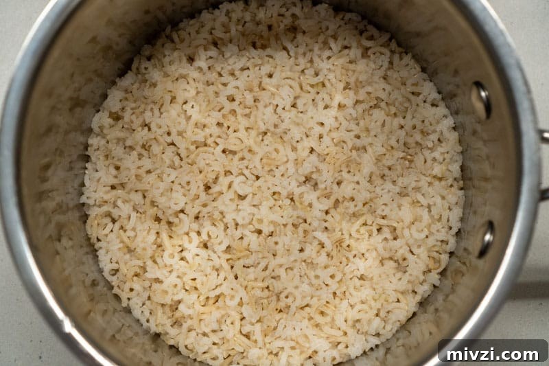 Cooked rice