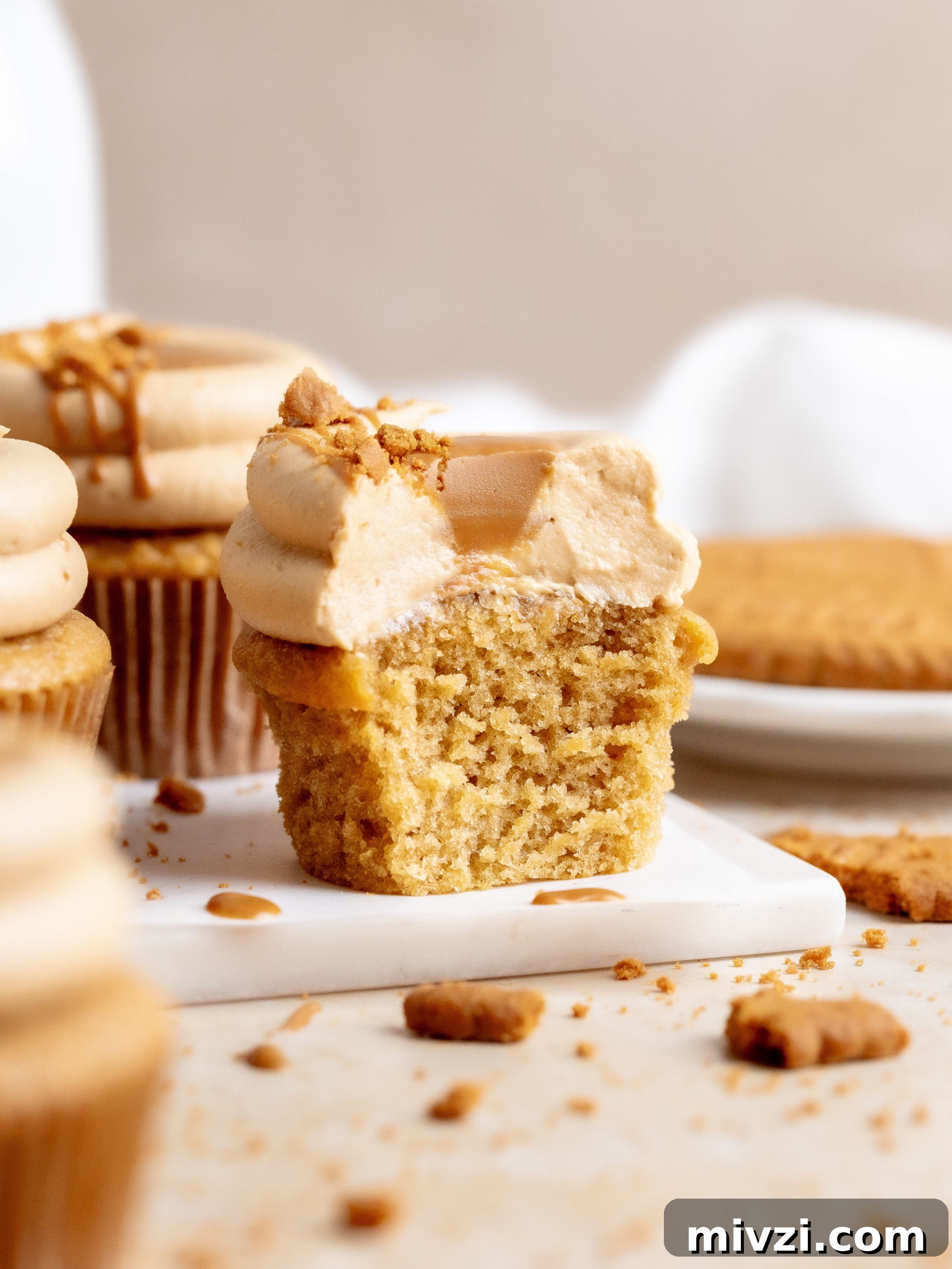 Cupcakes on a cooling rack