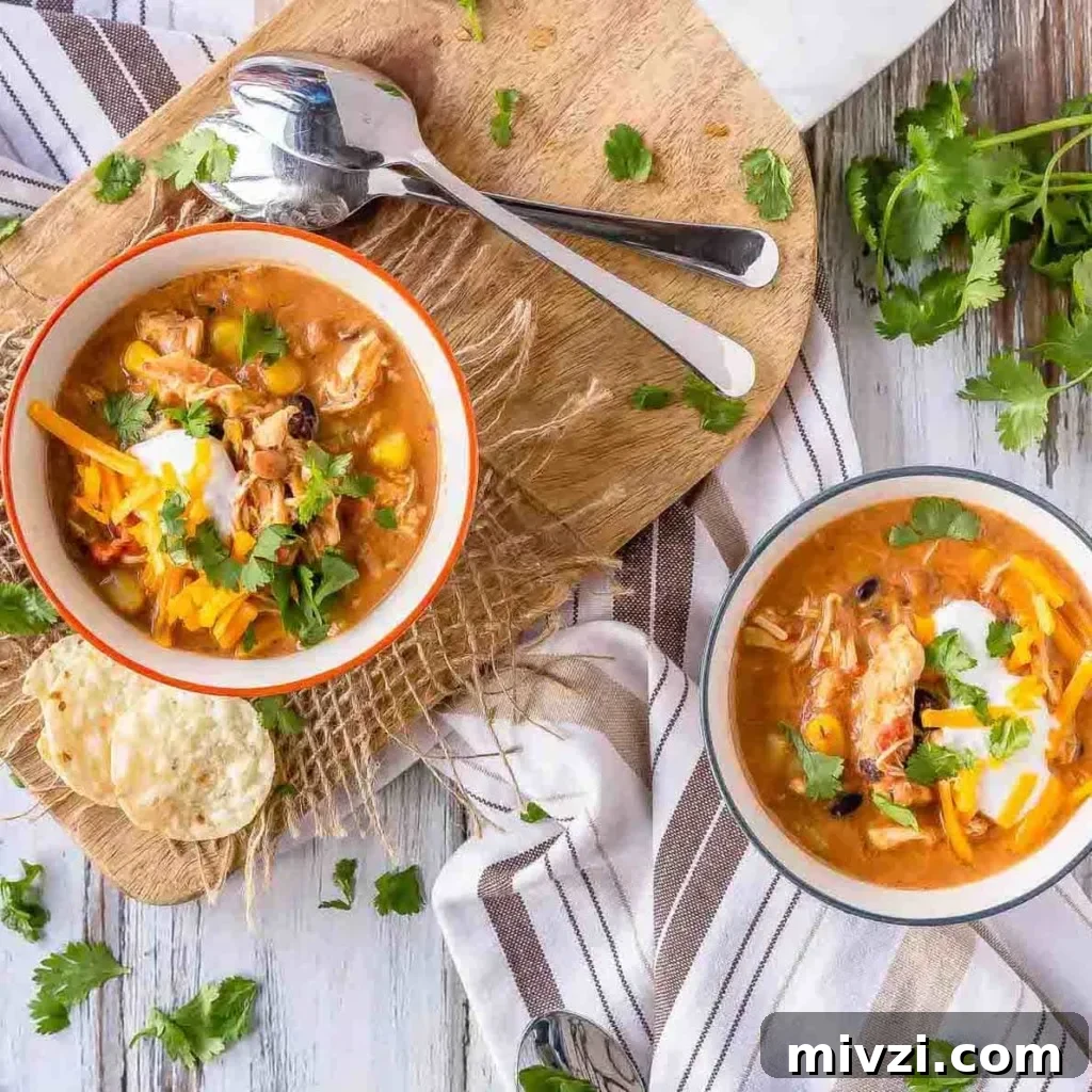 This Instant Pot chicken chili is one of the easiest meals to make and is the perfect warming meal for a cold night.You can also make it in the slow cooker!