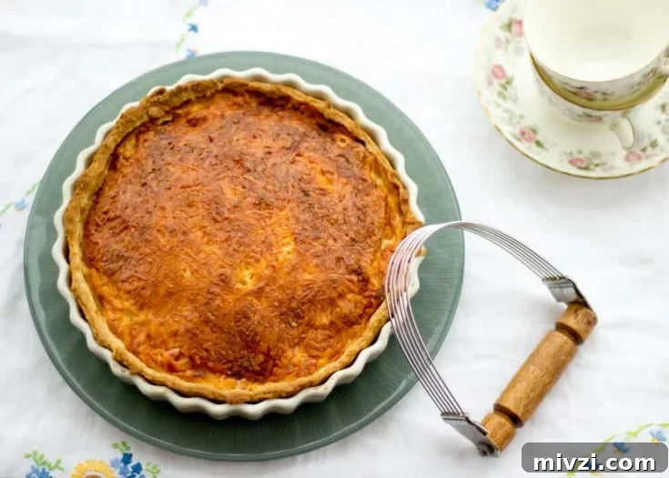 Ham and cheese quiche