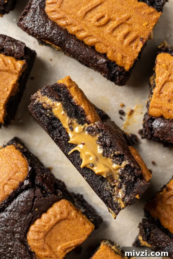 Lotus Biscoff brownies