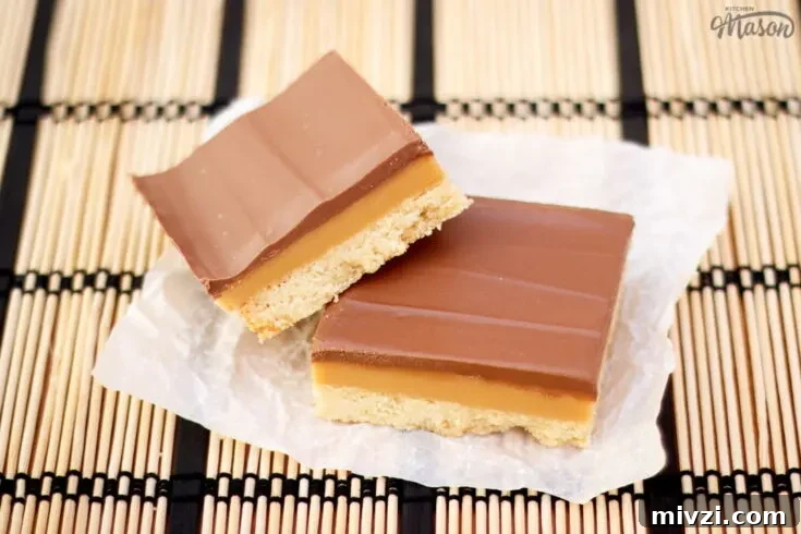 Millionaire's shortbread bars