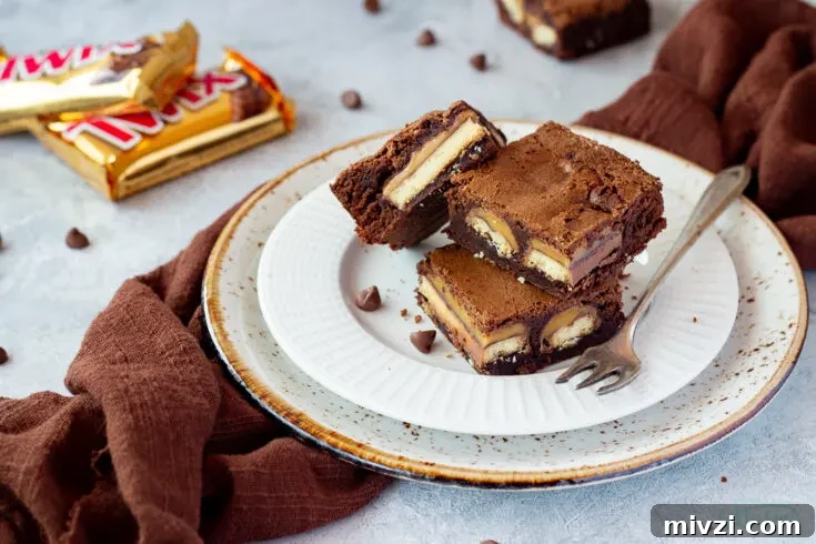 Twix brownies