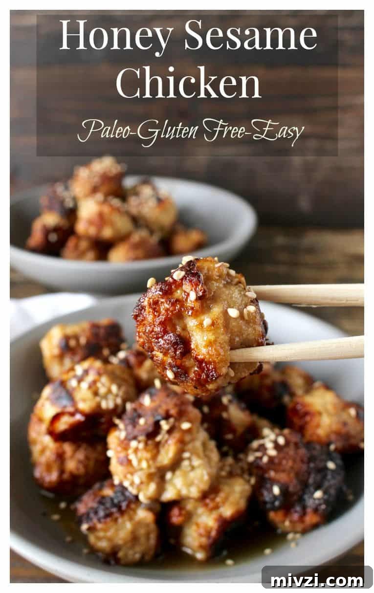 Honey Sesame Chicken (Paleo)