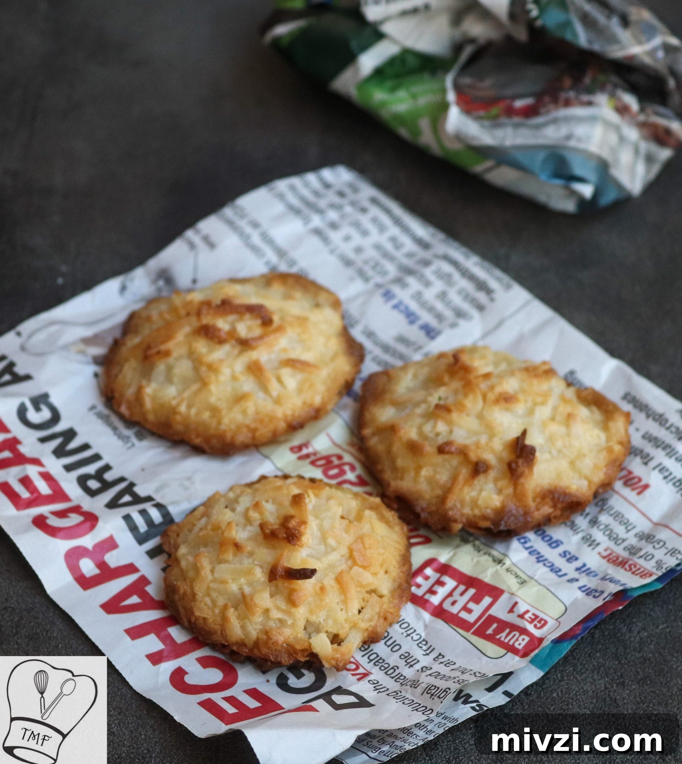 Coconut Thengai Biscuits: Sri Lankan Macaroon Recipe and Tips 3 Coconut flakes