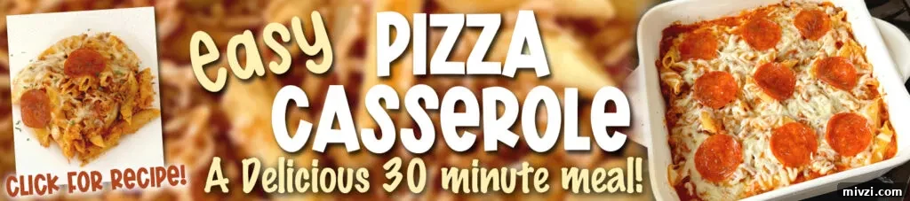Crispy Baked Chicken Legs (No Breading) 4 pizza casserole banner ad