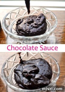 Rich Homemade Chocolate Sauce Recipe — Silky, Pourable & Versatile 4 Chocolate Sauce. This is the best and only chocolate sauce recipe you will ever need! Fast to make and using simple ingredients. #chocolatesaucerecipe #recipe
