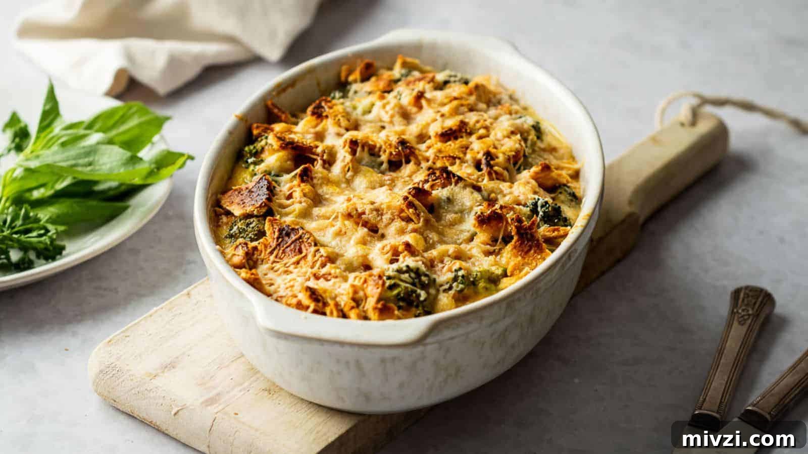 35 Comforting Casserole Recipes to Rely on Tonight 18 Someone serving broccoli casserole.
