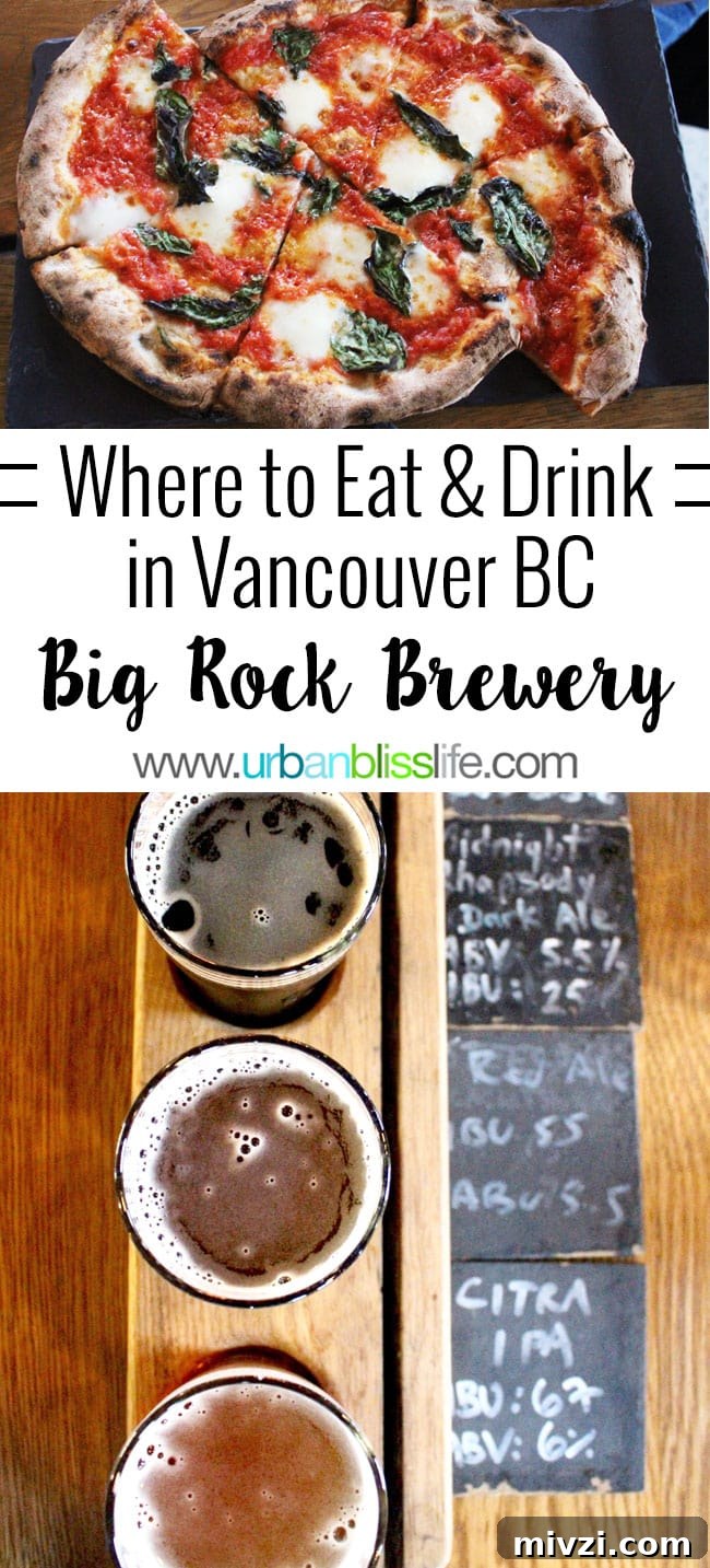 Vancouver BC Breweries: Big Rock Brewery & Restaurant review on UrbanBlissLife.com