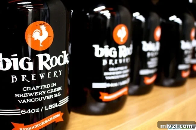 Big Rock Brewery growlers
